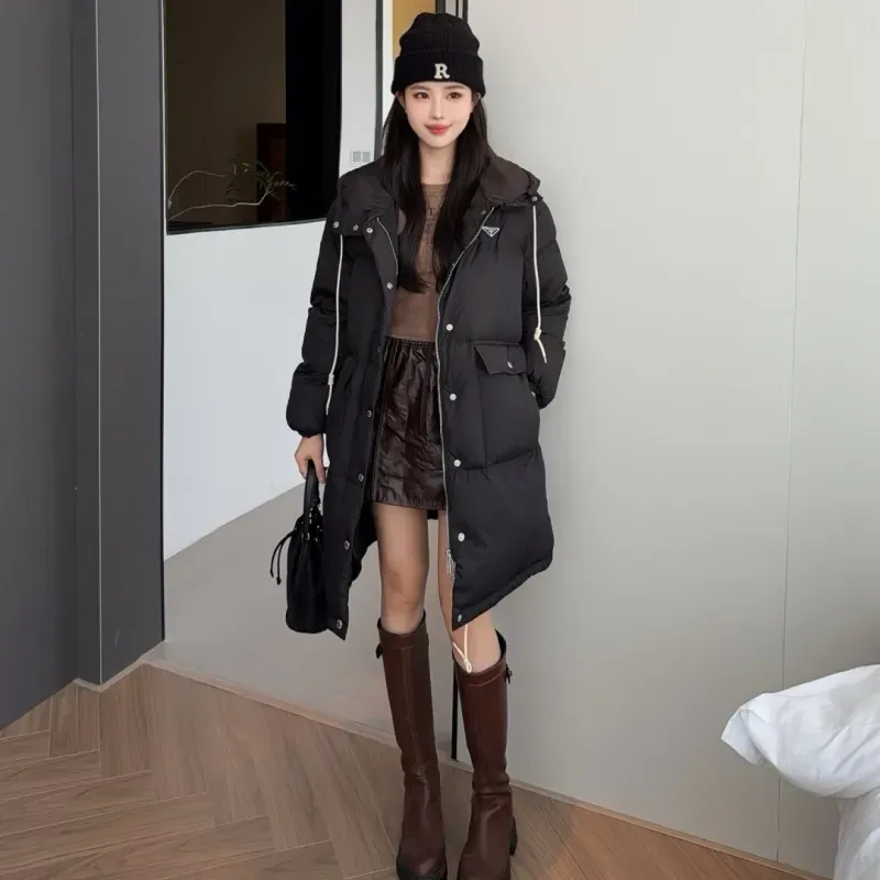 『S-L』美人度アップ クラシック高品質 暖かい 防風 着痩せ効果 合わせやすいダウンアウター