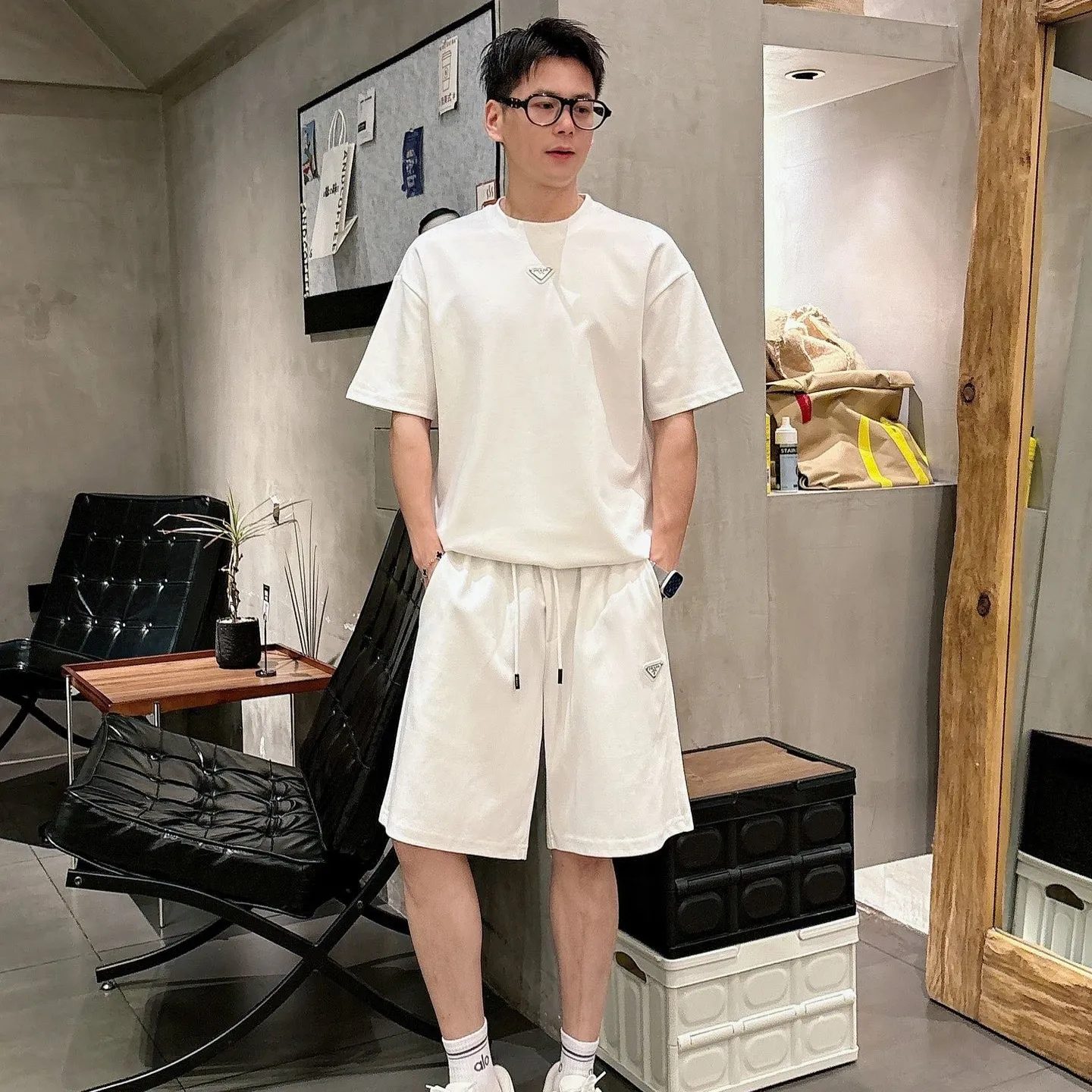 『M-3XL』センスが光る一枚 絶対欲しい カジュアル 通気性 セットアップ