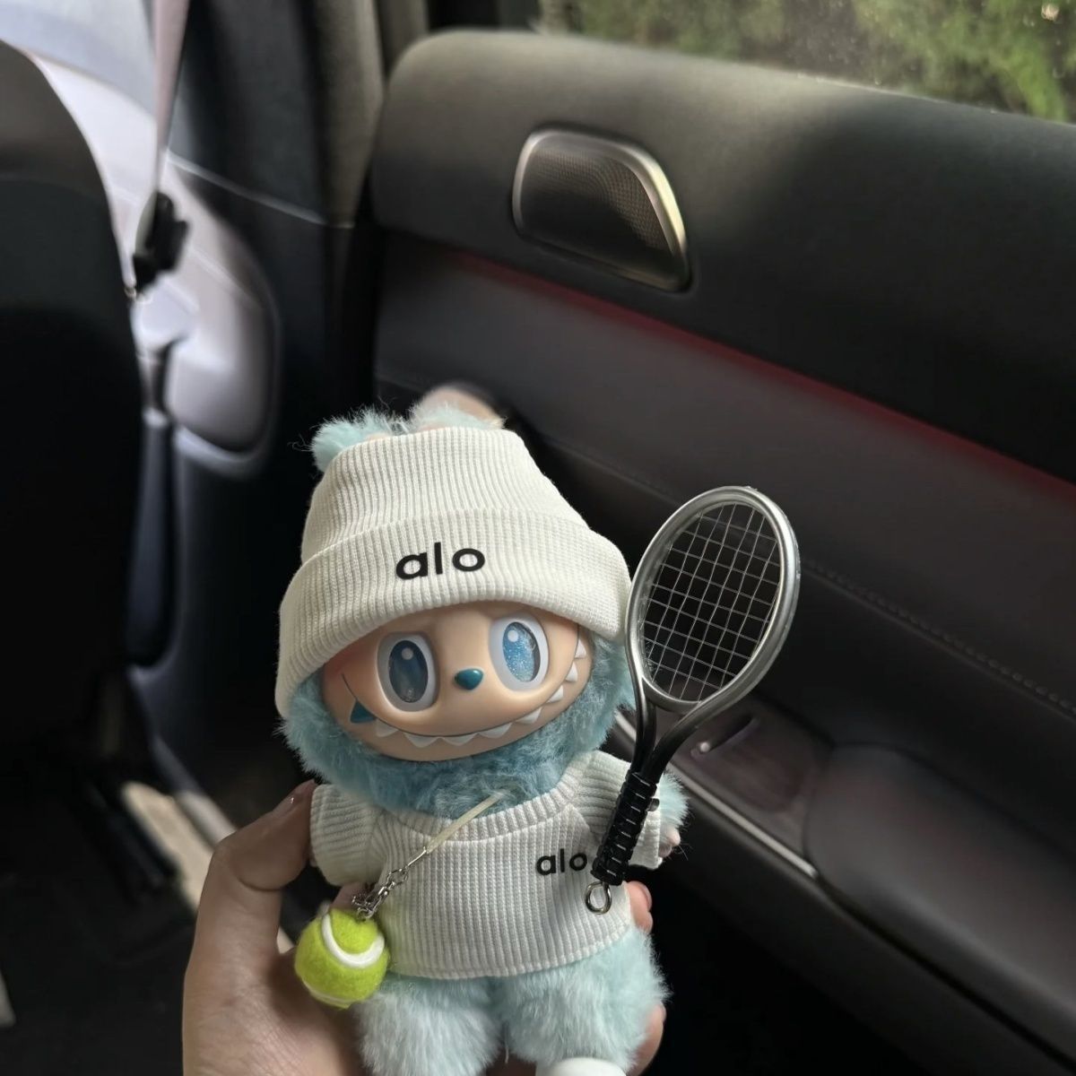 labubu 超かわいいテニススポーツスーツベビー服 17cm ぬいぐるみ人形 ユニバーサルチェンジスポーツウェア かわいい