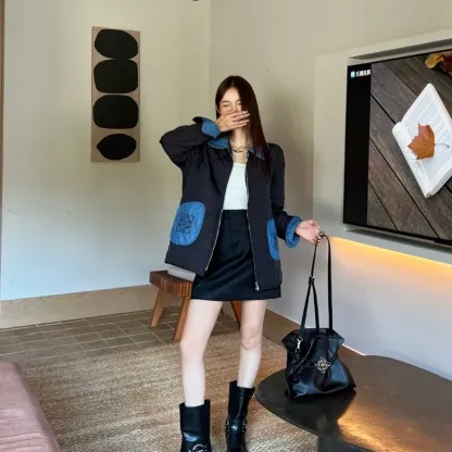 『M-L』好感度UP 最愛の一着 ファッション 折り襟 キルティングジャケット