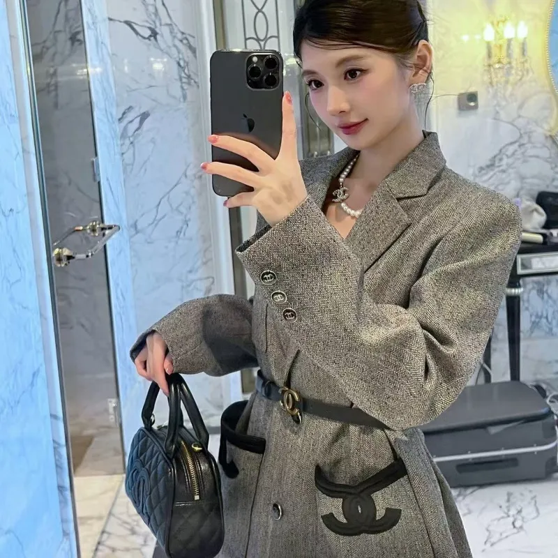 『S-L』超人気商品 大人の定番 合わせやすい 高級感 おしゃれ 折り襟 アウター