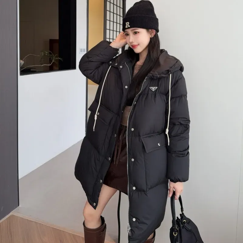 『S-L』美人度アップ クラシック高品質 暖かい 防風 着痩せ効果 合わせやすいダウンアウター