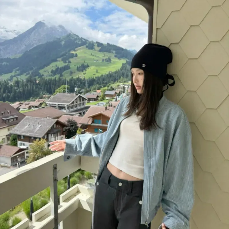 今季も大流行 組み合わせやすい トレンド シンプル ニット生地 帽子