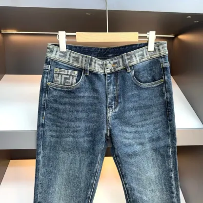 『S-3XL』激売れ中 手触り良く トレンド ウォッシュ加工 デニム ジーンズ