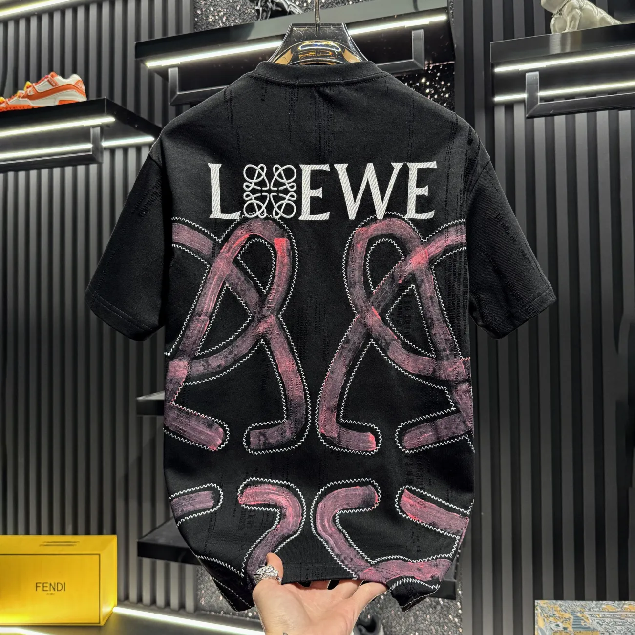 [Copy]『M-3XL』メンズ高級刺繍入りクルーネック半袖Tシャツ
