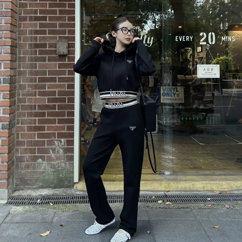 『S-L』人気上昇中 絶対流行 魅力的 シンプル カジュアル フード付き セットアップ