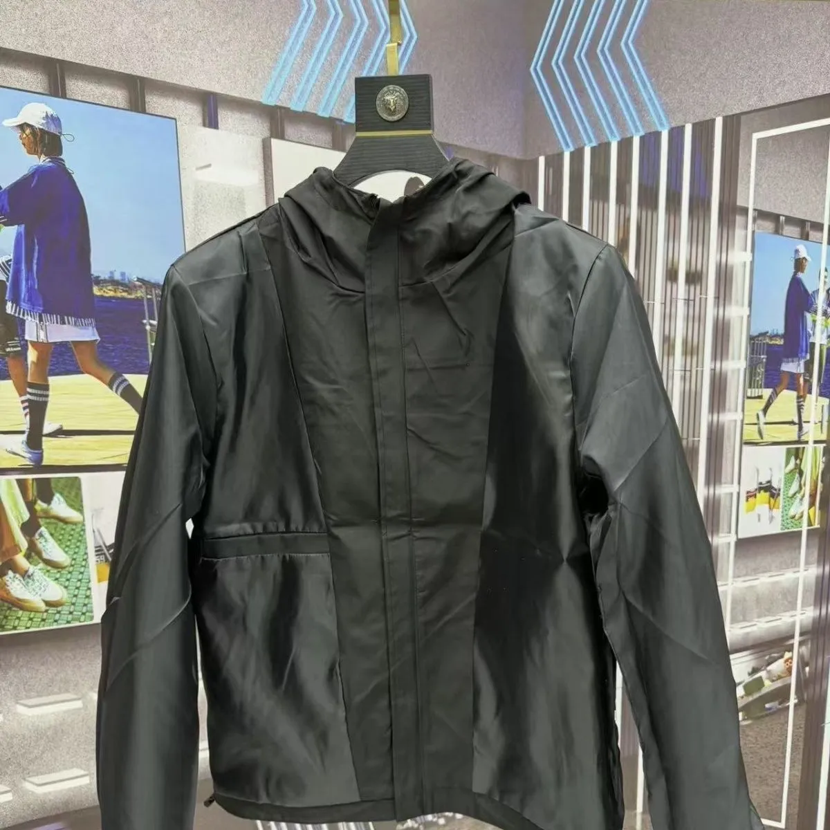 『S-5XL』春秋対応 スタイリッシュ 無地デザイン メンズ 薄地 アウター