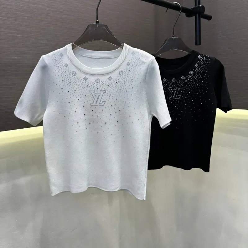 『フリーサイズ』人気上昇中 絶対流行 おしゃれ ホットフィックス ストーン Ｔシャツ
