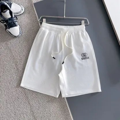 『M-4XL』新作クラシックレター刺繍入りカジュアルショーツ