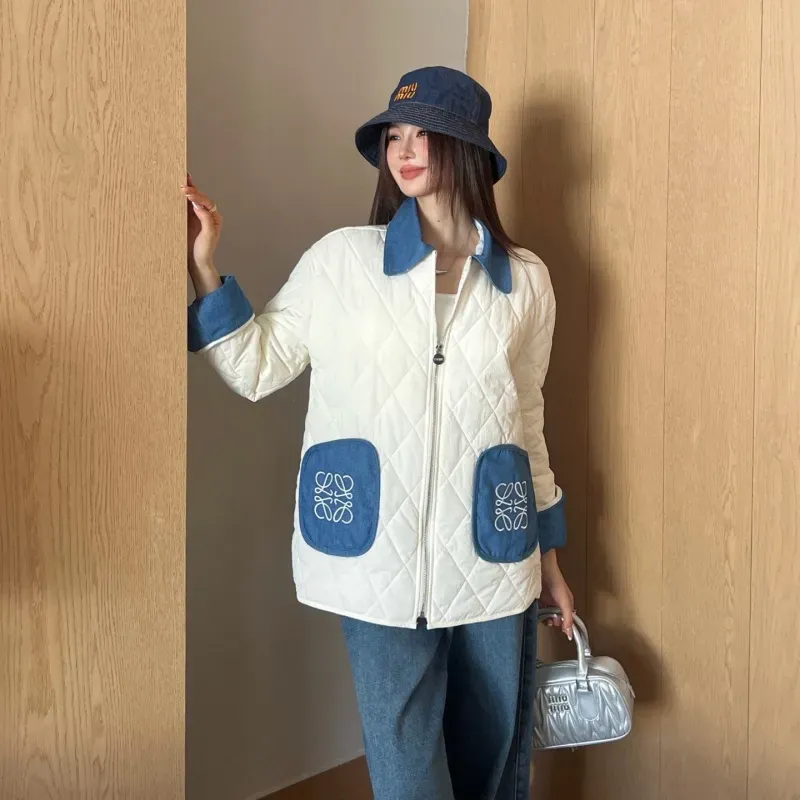 『M-L』好感度UP 最愛の一着 ファッション 折り襟 キルティングジャケット