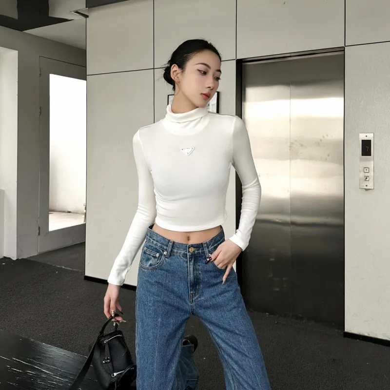 『S-L』人気爆発中 元気いっぱい ファッション おしゃれ 半ハイネック トップス