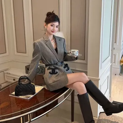 『S-L』超人気商品 大人の定番 合わせやすい 高級感 おしゃれ 折り襟 アウター