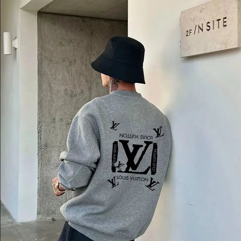 『S-3XL』NO.1人気 優しい雰囲気 ノームコア 快適 プリント 裏起毛 トレーナー