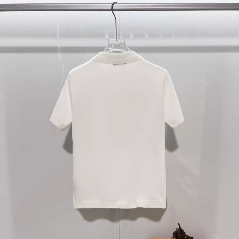 『S-3XL』男女兼用の、ストライプ柄ジャカードニットの半袖ポロシャツ。カジュアルウェアに最適です。