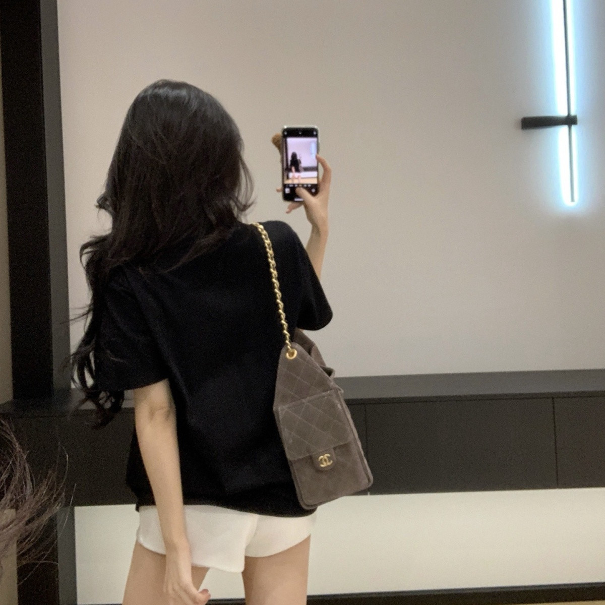 『S-L』春夏人気商品 ベルベットリボン付き半袖クルーネックTシャツ