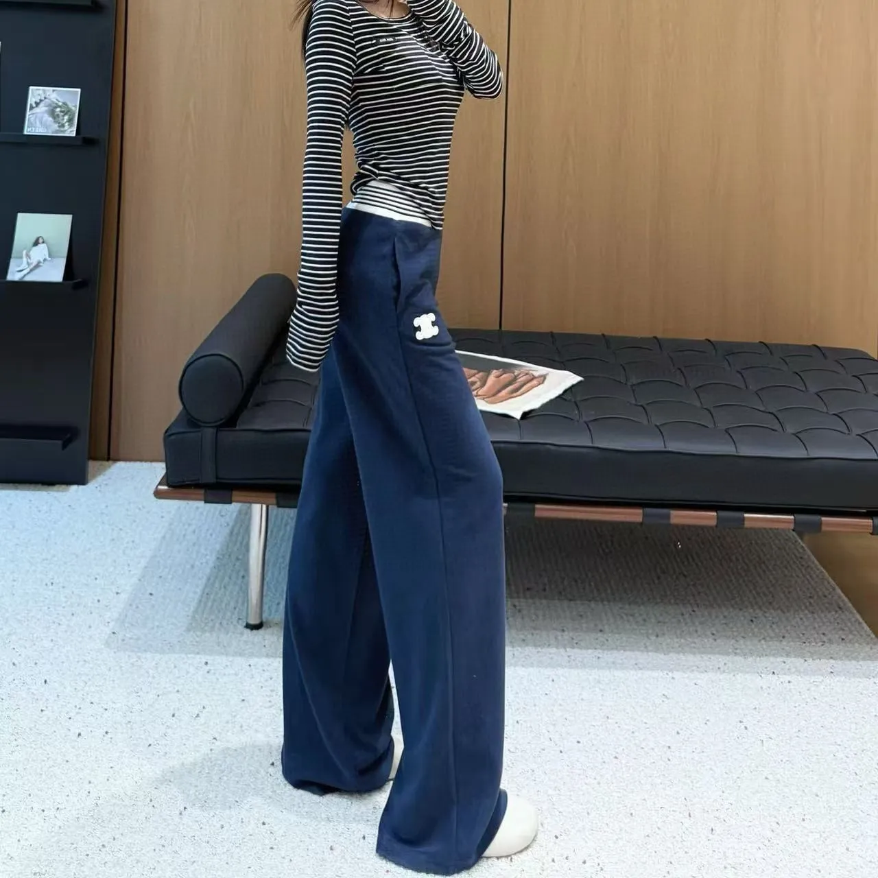 『S-XL』オシャレ度UP イージーパンツ 柔らかい風合い 軽量素材 ゆったり カジュアル パンツ
