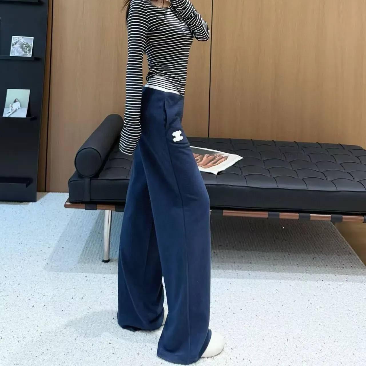 『S-XL』オシャレ度UP イージーパンツ 柔らかい風合い 軽量素材 ゆったり カジュアル パンツ