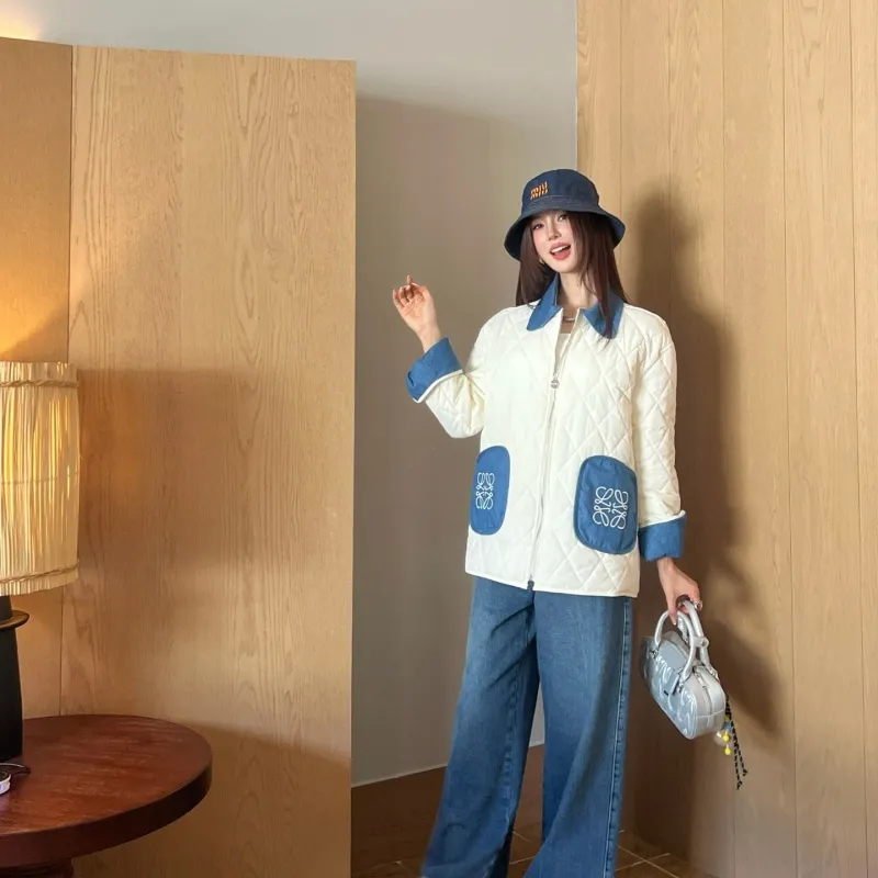 『M-L』好感度UP 最愛の一着 ファッション 折り襟 キルティングジャケット
