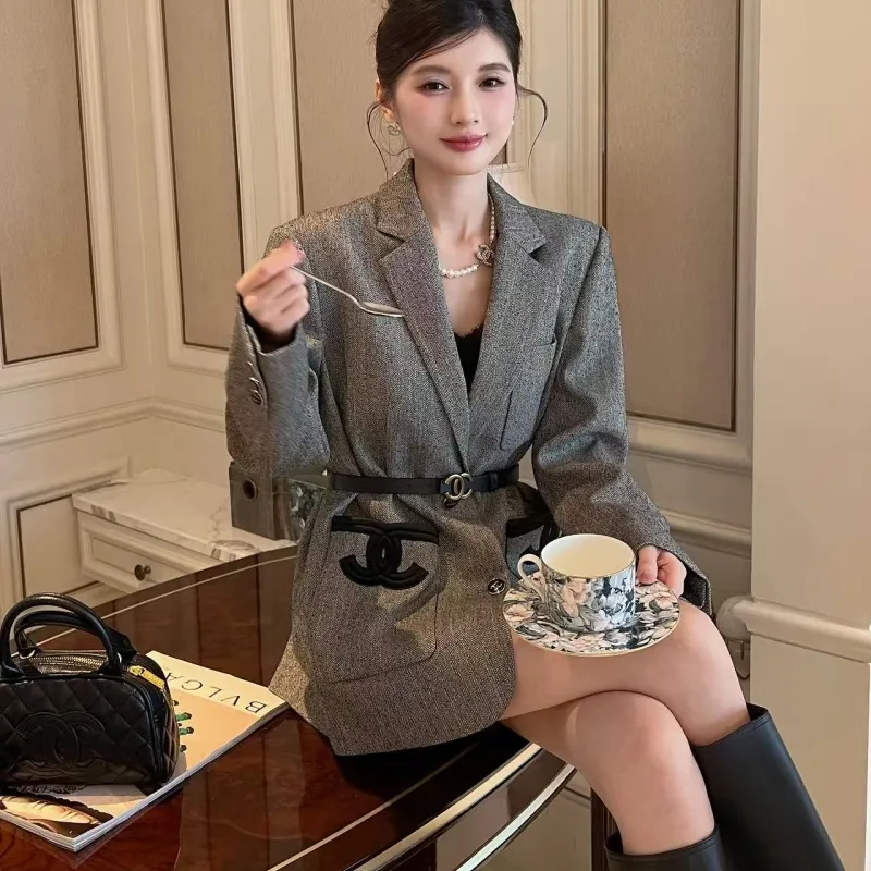 『S-L』超人気商品 大人の定番 合わせやすい 高級感 おしゃれ 折り襟 アウター