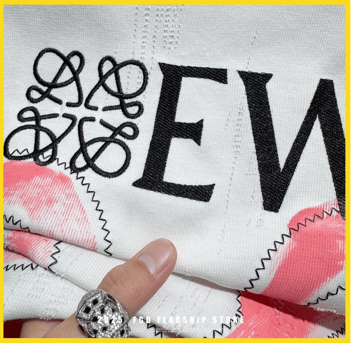 [Copy]『M-3XL』メンズ高級刺繍入りクルーネック半袖Tシャツ