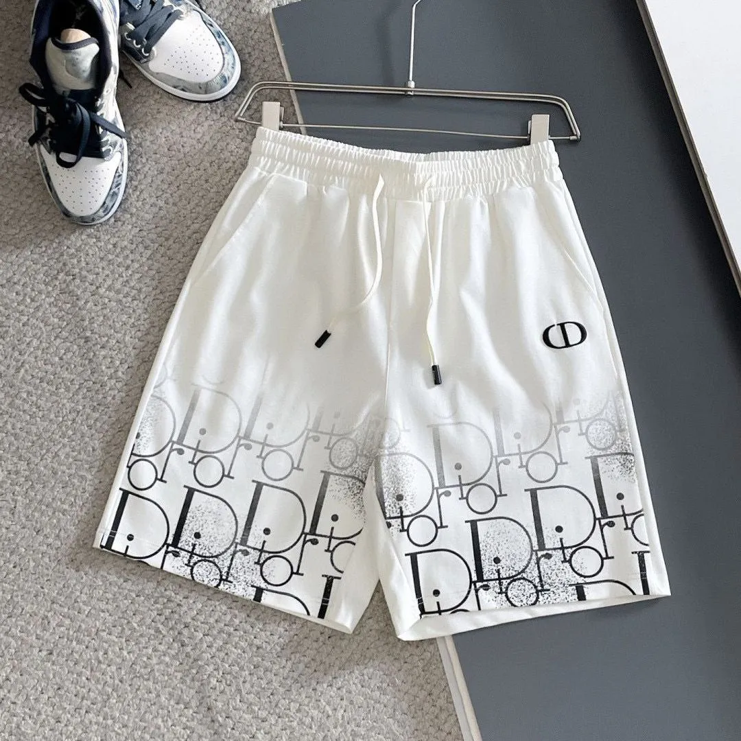 『M-4XL』人夏の定番刺繍入りカジュアルルーズショーツ（ユニセックス）