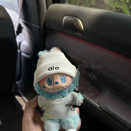 labubu 超かわいいテニススポーツスーツベビー服 17cm ぬいぐるみ人形 ユニバーサルチェンジスポーツウェア かわいい