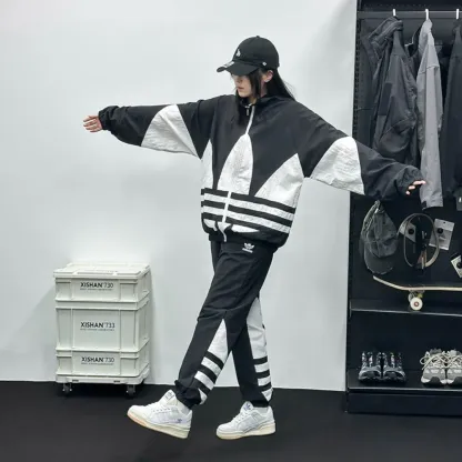 『S-3XL』おすすめ 目立つ 取り入れたい スポーツ カジュアル ジッパー アウター/パンツ