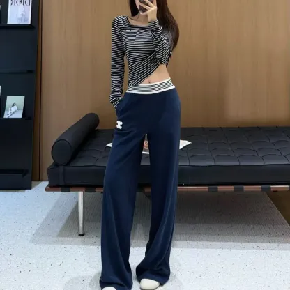 『S-XL』オシャレ度UP イージーパンツ 柔らかい風合い 軽量素材 ゆったり カジュアル パンツ