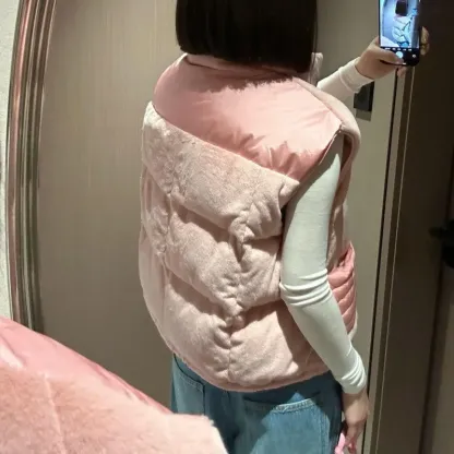 『S-L』売れ筋 高品質トレンド 可愛い ふわふわ 暖かい 快適 ダウンアウター