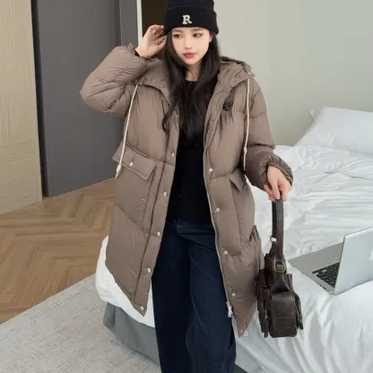 『S-L』美人度アップ クラシック高品質 暖かい 防風 着痩せ効果 合わせやすいダウンアウター
