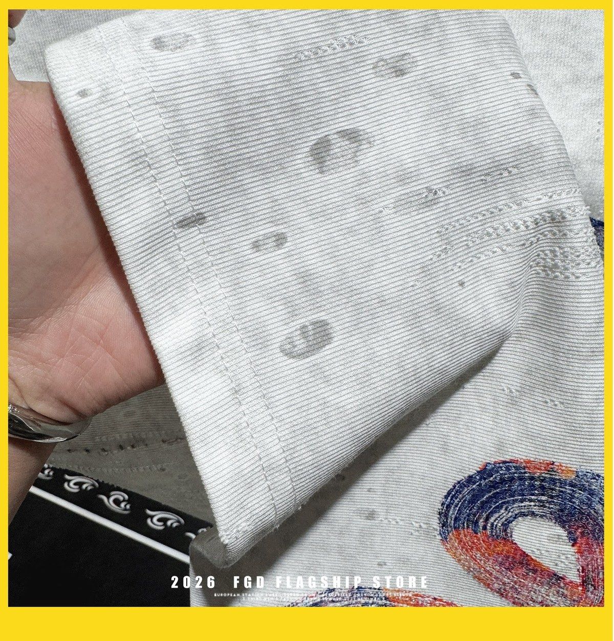 『M-4XL』新作 夏物 メンズ ハイエンド タイダイ刺繍入り半袖Tシャツ