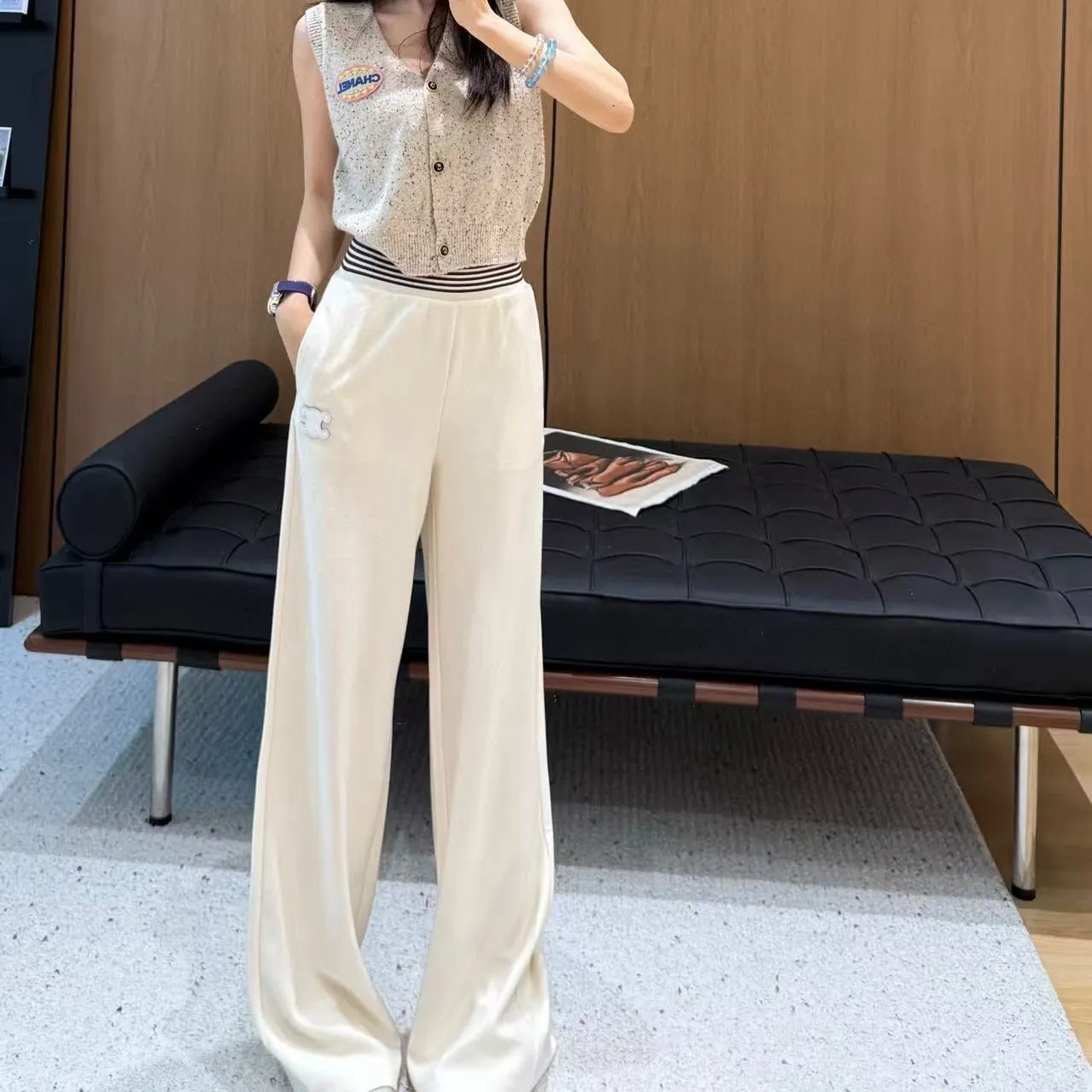 『S-XL』オシャレ度UP イージーパンツ 柔らかい風合い 軽量素材 ゆったり カジュアル パンツ