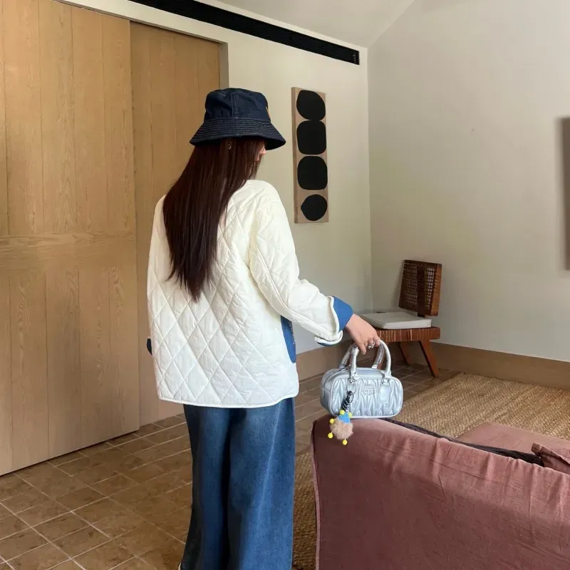 『M-L』好感度UP 最愛の一着 ファッション 折り襟 キルティングジャケット