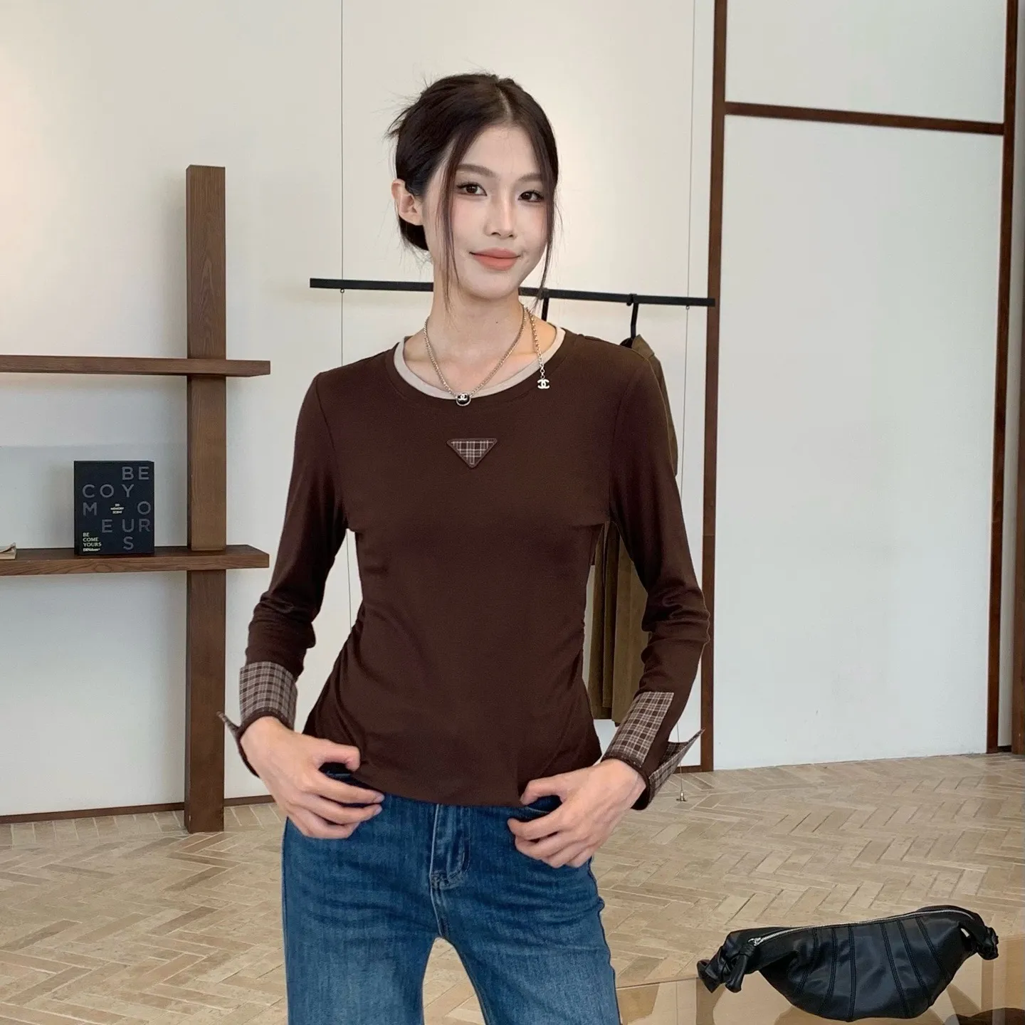 『S-L』毎日着たくなる 存在感抜群 三色選べる カジュアル 合わせやすい ベーシック トレーナー