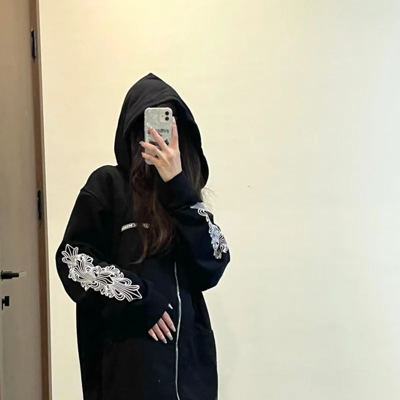 『S-3XL』超人気商品 合わせやすい ファッション フード付き プリント アウター