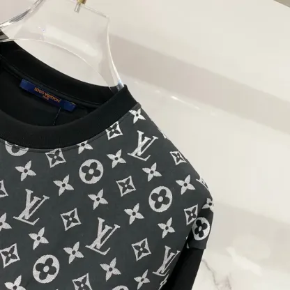 『XS-L』超人気商品 高級感 キレカジ プリント ラウンドネック 半袖 Tシャツ