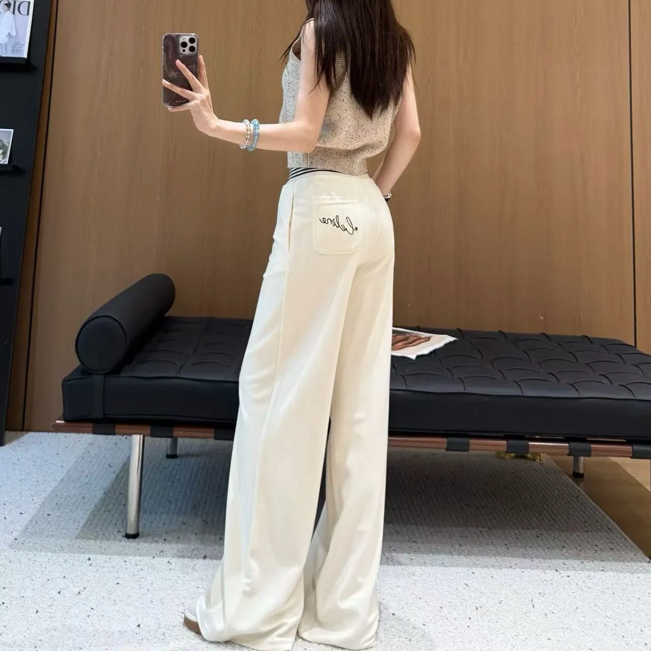 『S-XL』オシャレ度UP イージーパンツ 柔らかい風合い 軽量素材 ゆったり カジュアル パンツ