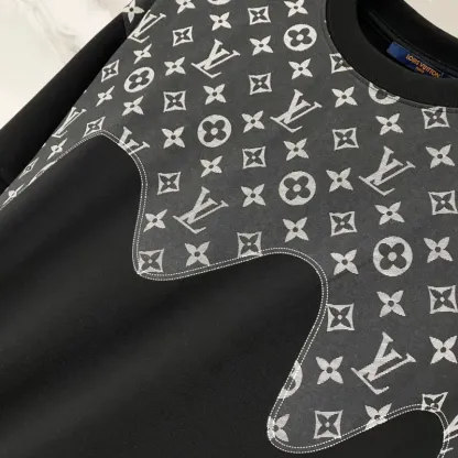 『XS-L』超人気商品 高級感 キレカジ プリント ラウンドネック 半袖 Tシャツ