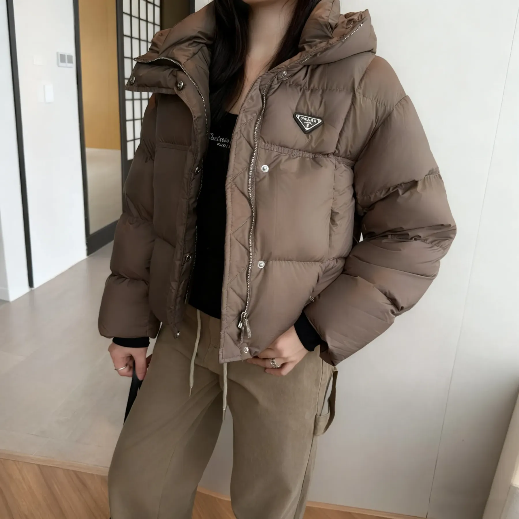 『S-L』今季も大流行 上品見えトレンドシンプル クラシック 暖かい エレガント ダウンアウター