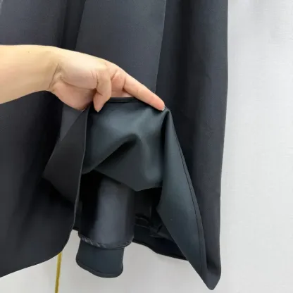 『S-L』超人気商品 大注目 着瘦せ エレガント ベルト付き 折り襟 ワンピース