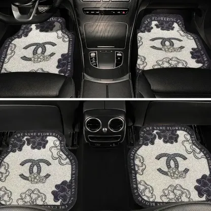 新作登場 水洗い可能 耐磨性あり 簡単お手入れ 日常使いに最適 カーマット4点セット