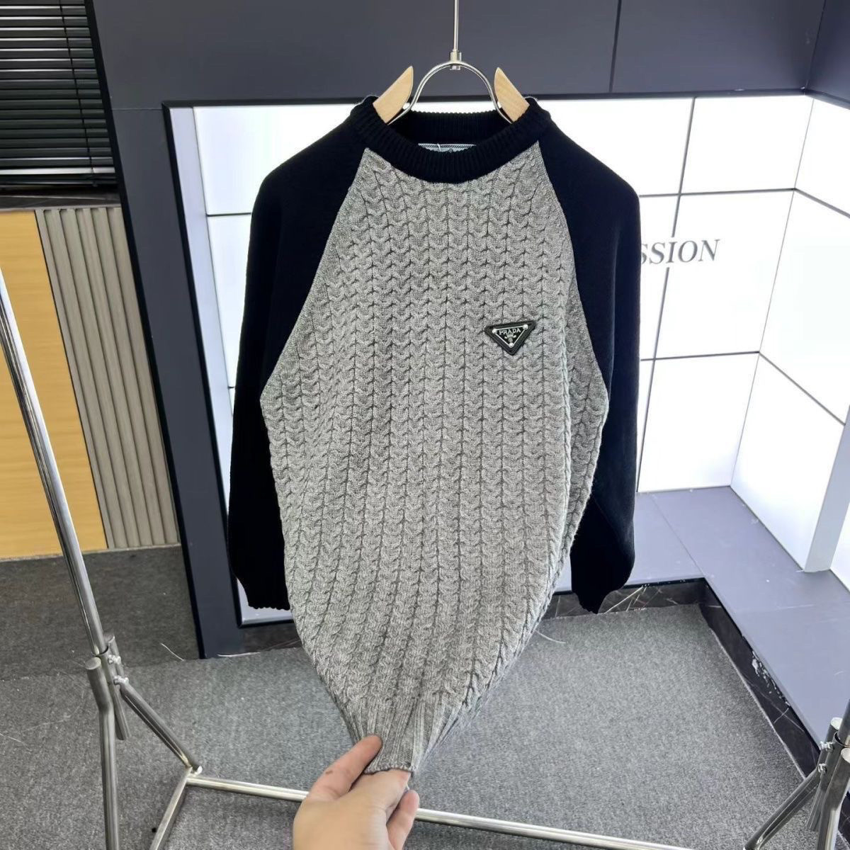 新作秋冬用、ゆったりとしたラウンドネックのニットセーター、長袖、カップル、男性、女性向けのカジュアルトップス