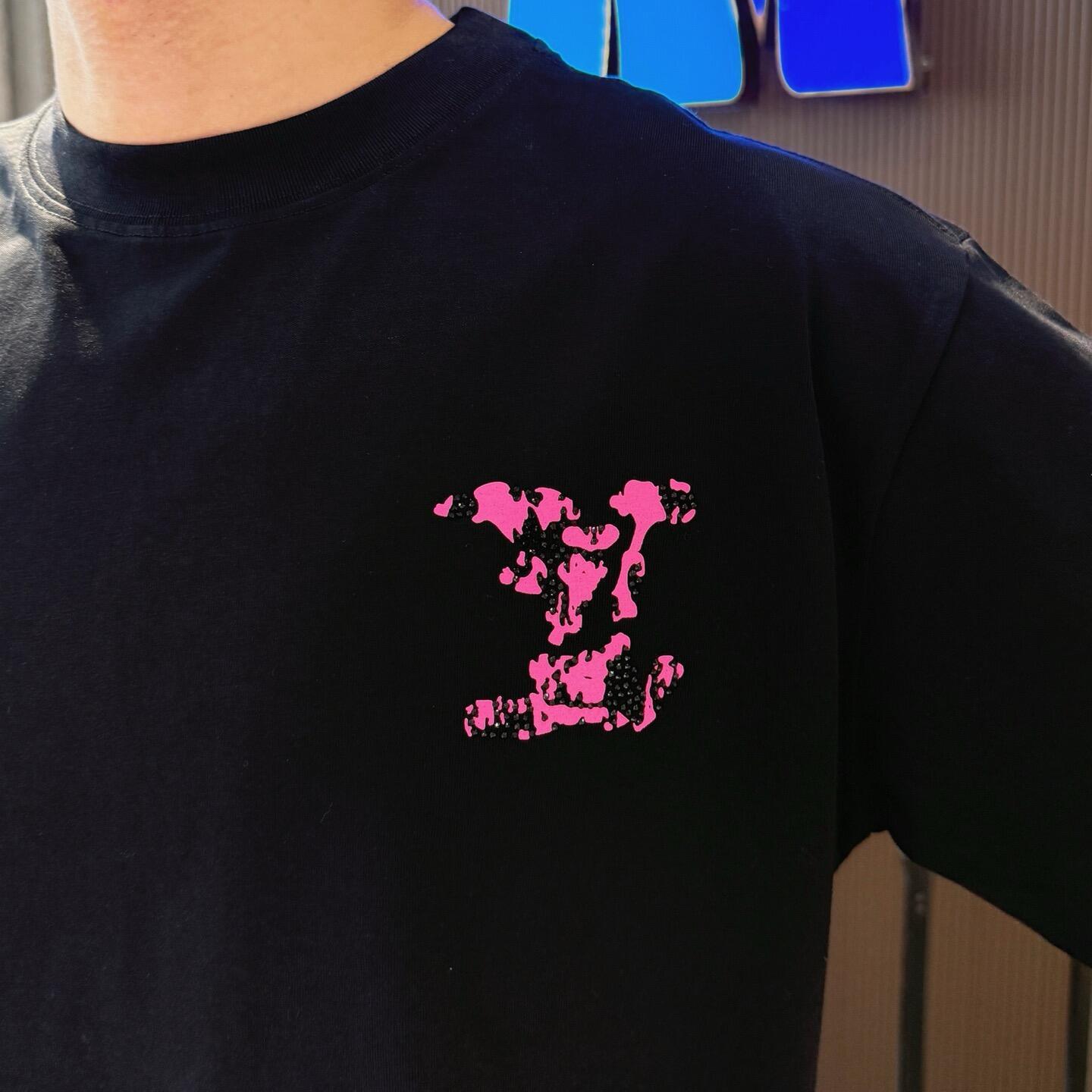 新しいファッション重工業オールマッチラウンドネック高級メンズTシャツ