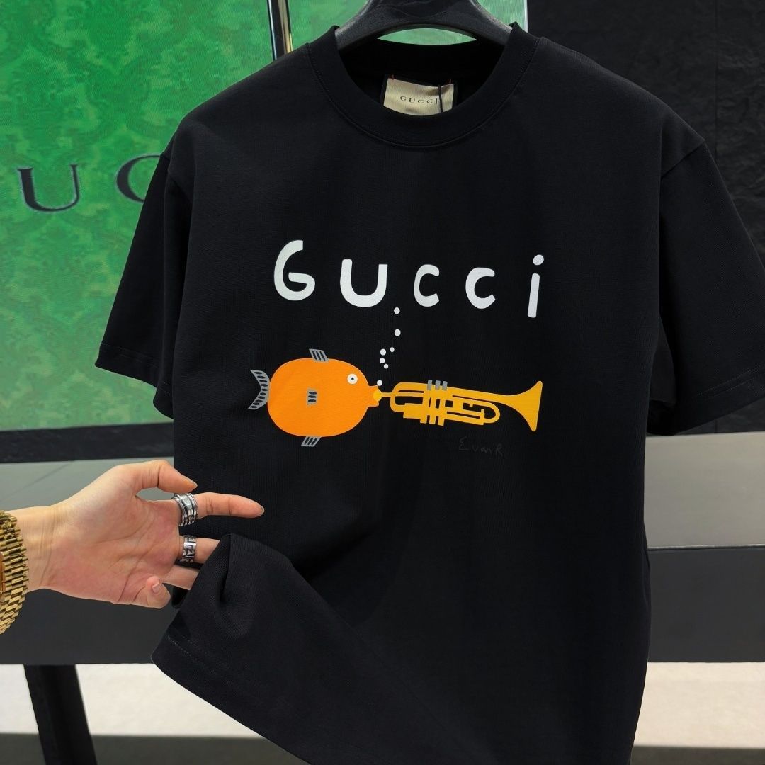 『S-XL』新作サマープリントトップス、カップルにもぴったりの万能半袖Tシャツ