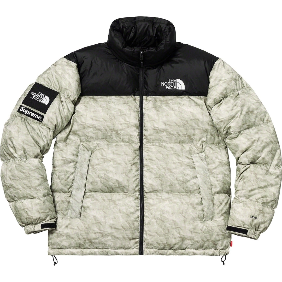 Supreme®/The North Face® Paper Print Nuptse Jacket