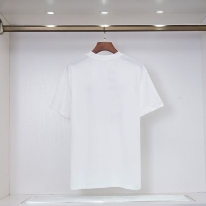 トレンディな新作カジュアルメンズ＆レディース半袖クルーネックTシャツ、万能トップス