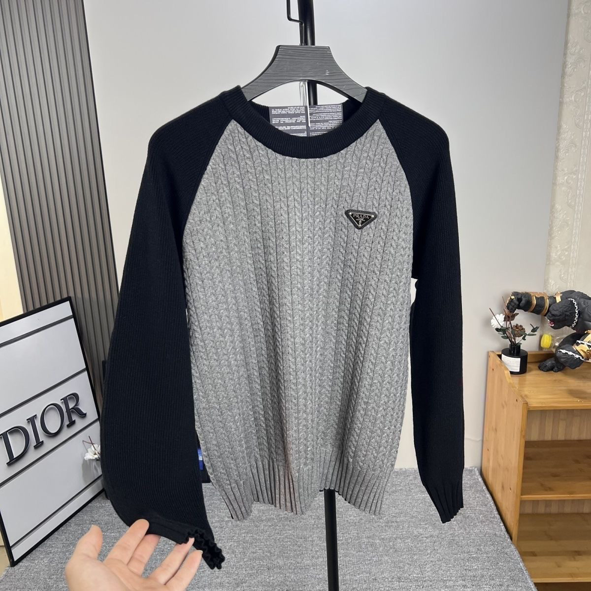 新作秋冬用、ゆったりとしたラウンドネックのニットセーター、長袖、カップル、男性、女性向けのカジュアルトップス