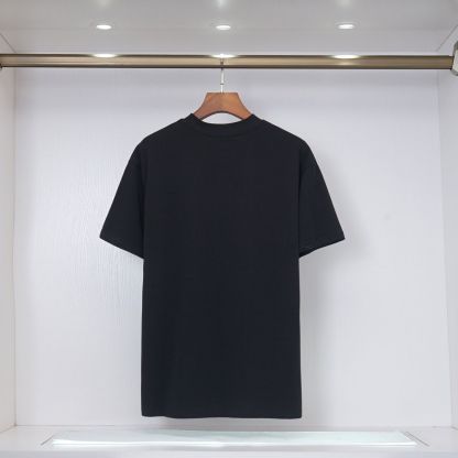 トレンディな新作カジュアルメンズ＆レディース半袖クルーネックTシャツ、万能トップス