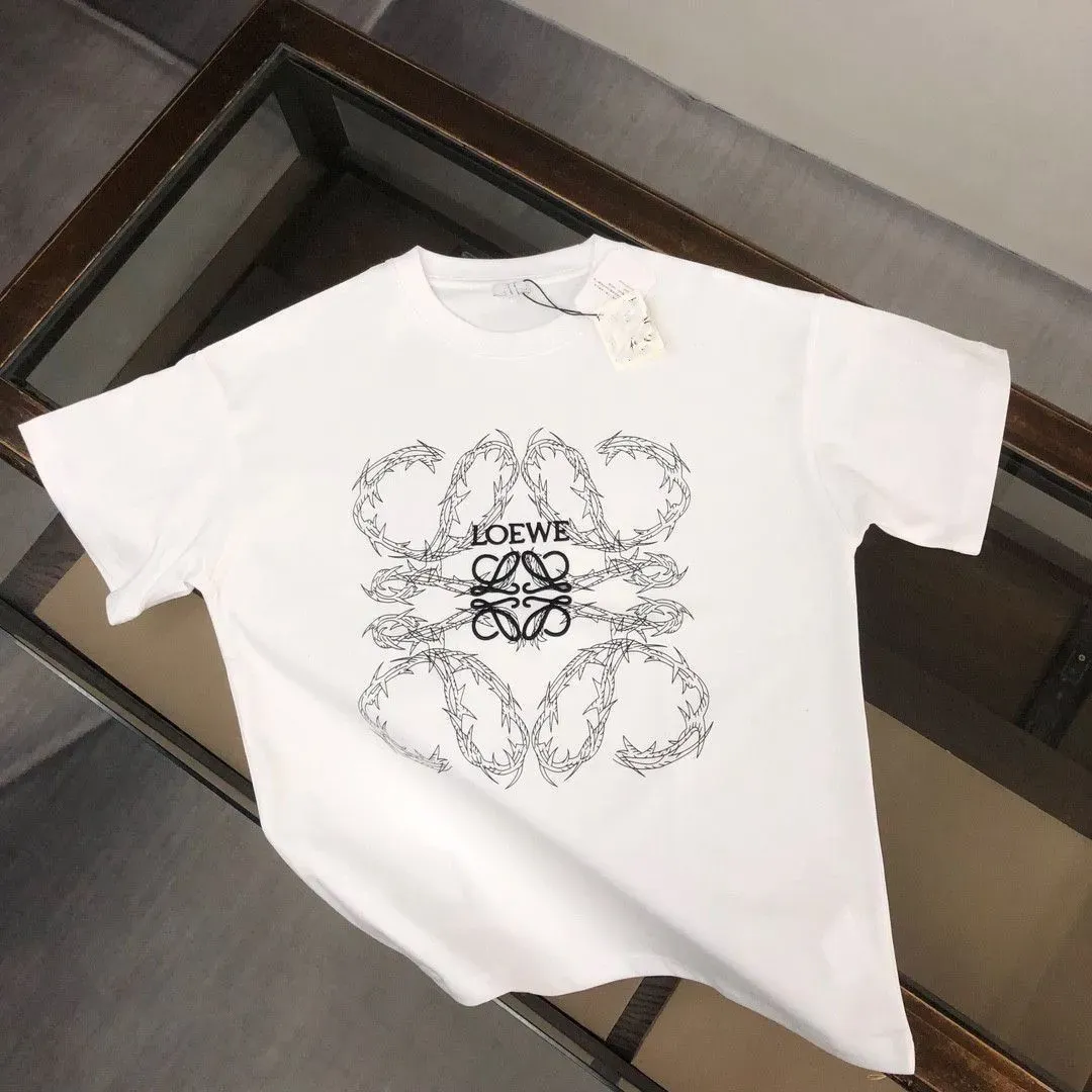 『S-4XL』男女兼用、夏物プリントTシャツゆったりフィット半袖）