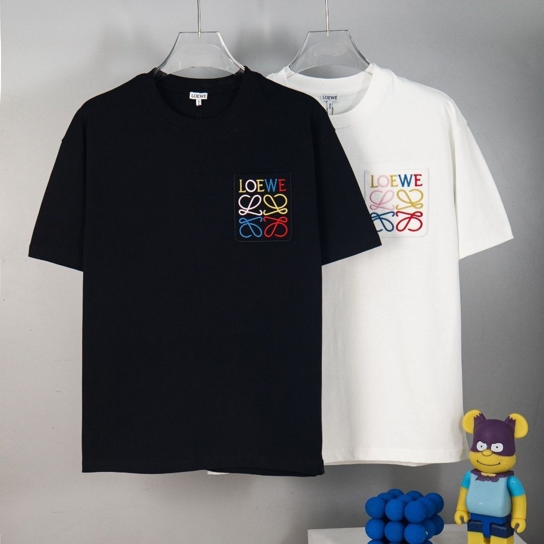 『XS-L』高品質のメンズ半袖Tシャツ ゆったりとしたフィット感で、刺繍入りのレタートップです